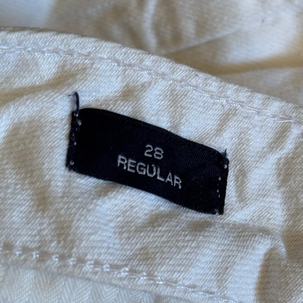 GAP Wearlight High Rise Wide-Leg Jeans with Button-Fly White Women’s Size 28 - Picture 10 of 10